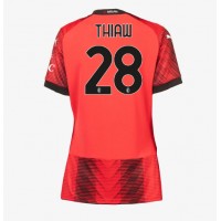 AC Milan Malick Thiaw #28 Domáci Ženy futbalový dres 2023-24 Krátky Rukáv